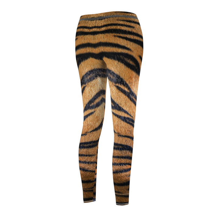 Real Bengal Tiger-Striped Women's Casual Leggings