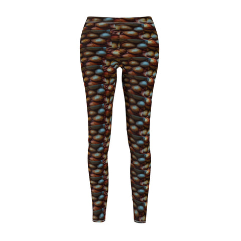Chameleon Scale Women's Casual Leggings (AOP)