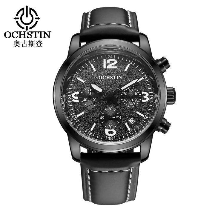 Mens Business Watches Top Brand Luxury Waterproof Chronograph Watch