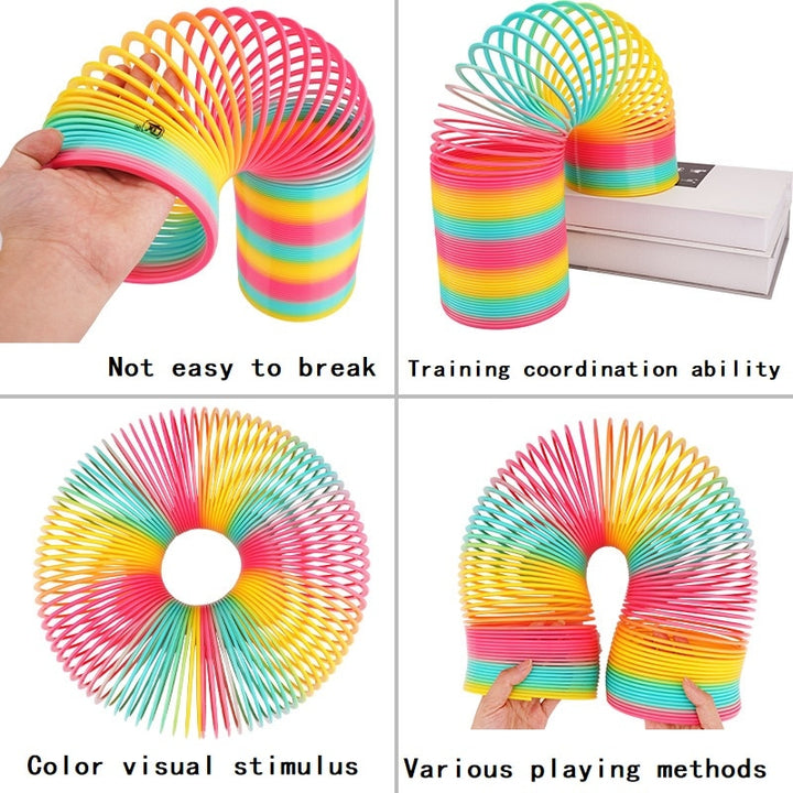 Rainbow Circle Coil Stress Relief Fidget Toys