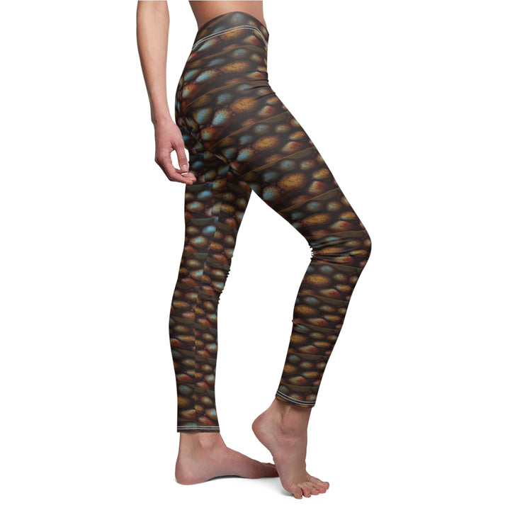 Chameleon Scale Women's Casual Leggings (AOP)