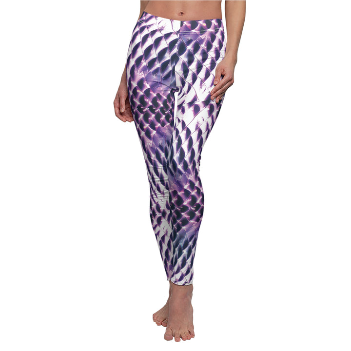 Disco fish scale Women's Casual Leggings