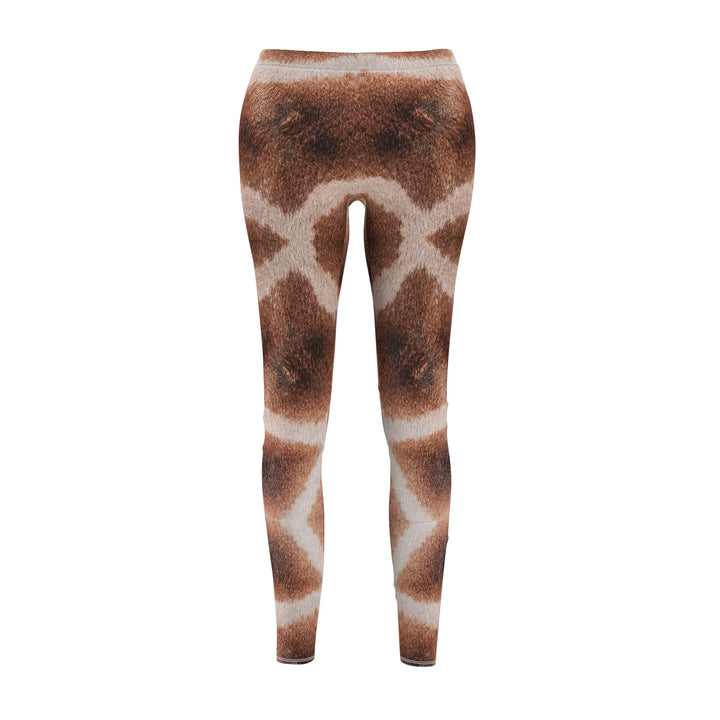 Realistic Giraffe Women's Casual Leggings