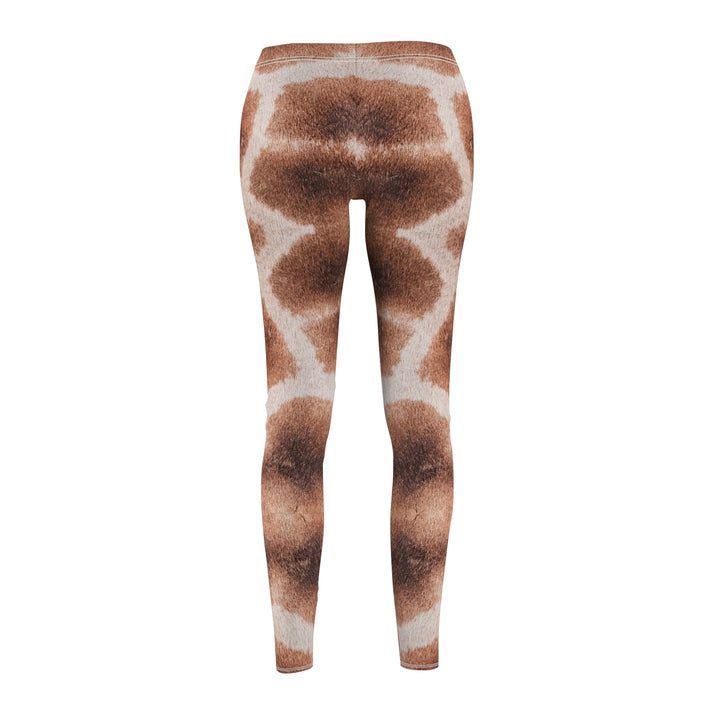 Realistic Giraffe Women's Casual Leggings