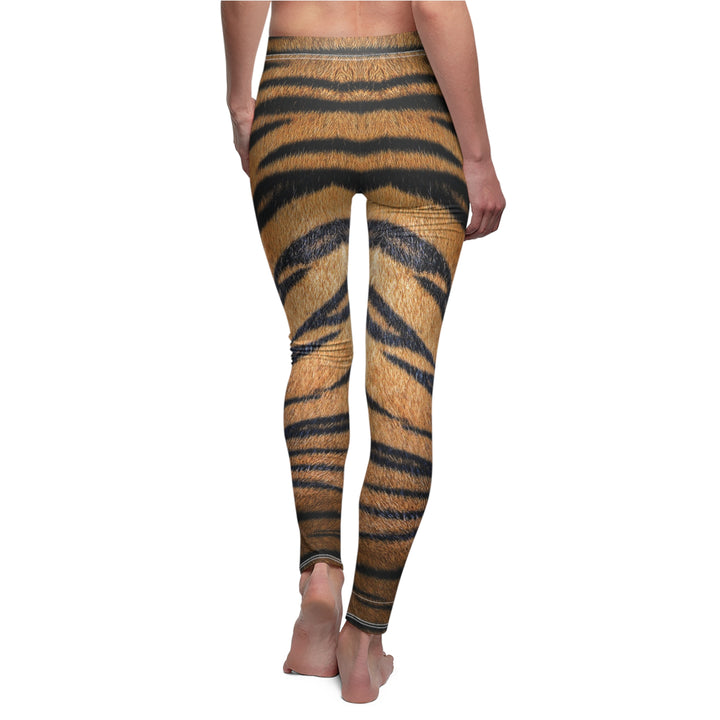 Real Bengal Tiger-Striped Women's Casual Leggings