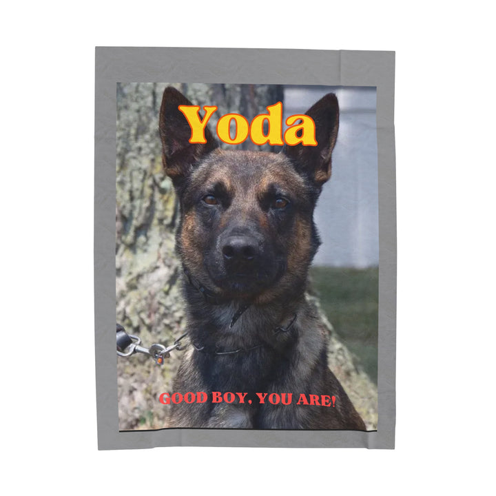 Yoda the K9 Velveteen Plush Blanket - Good Boy