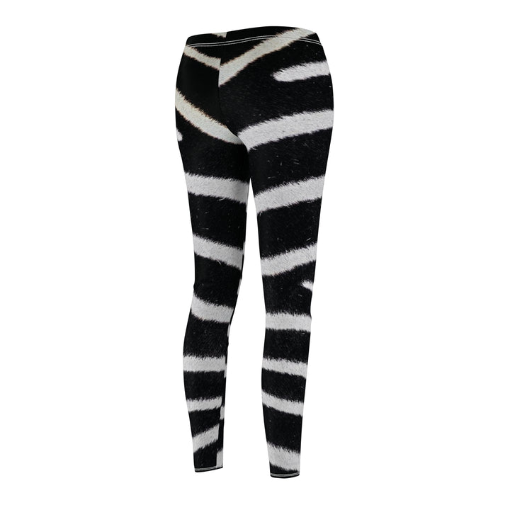 Real Zebra striped Women's Casual Leggings