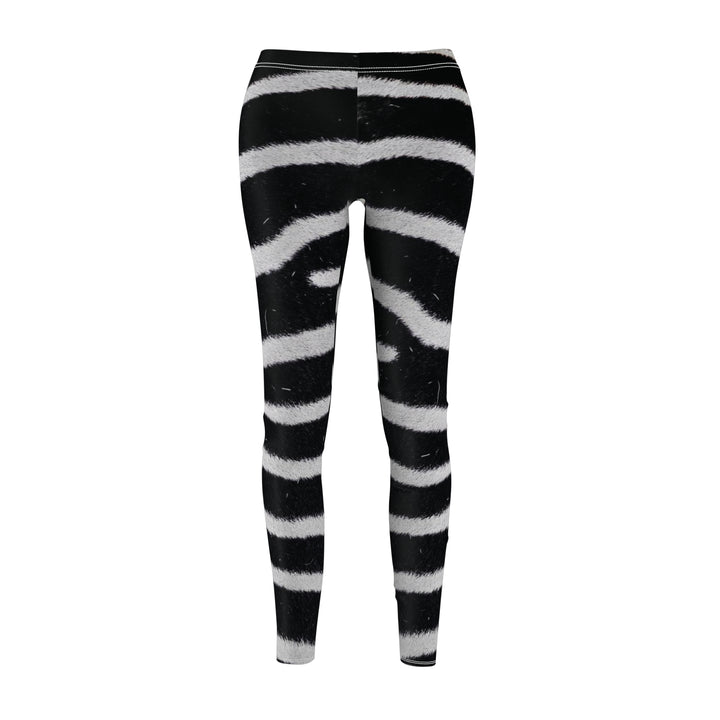 Real Zebra striped Women's Casual Leggings