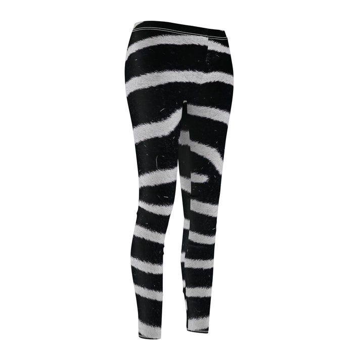 Real Zebra striped Women's Casual Leggings