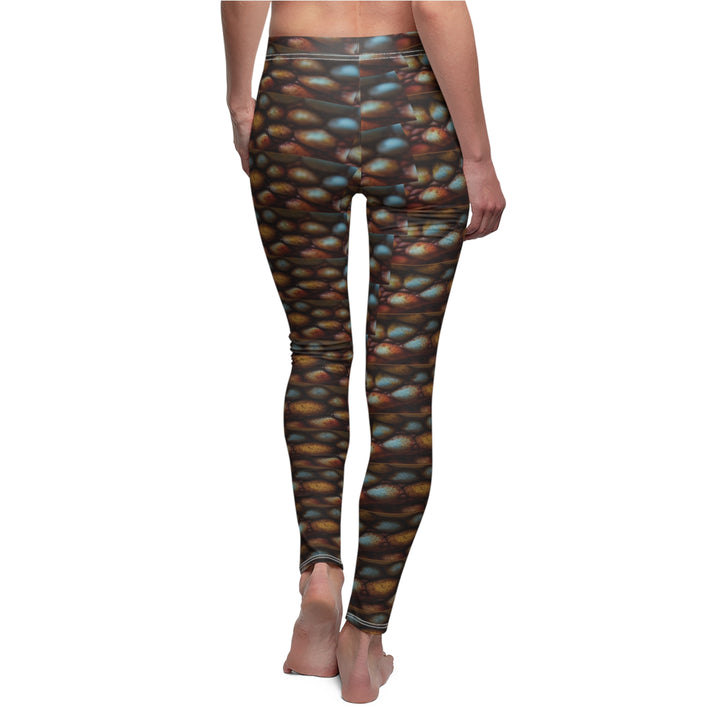 Chameleon Scale Women's Casual Leggings (AOP)