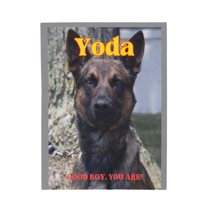 Yoda the K9 Velveteen Plush Blanket - Good Boy