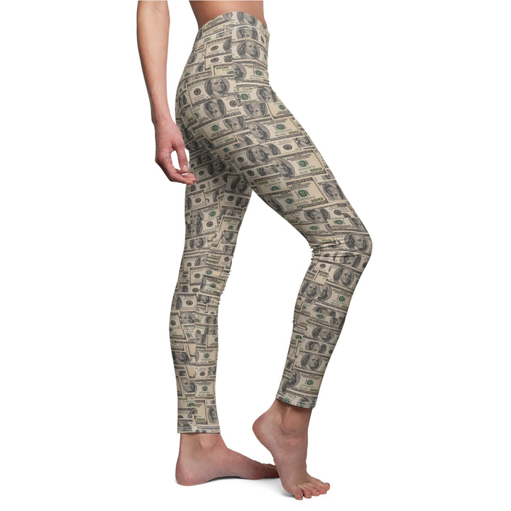 Women's $100 Bill Print Leggings