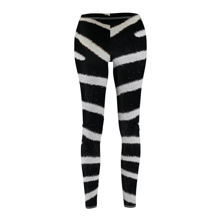 Real Zebra striped Women's Casual Leggings