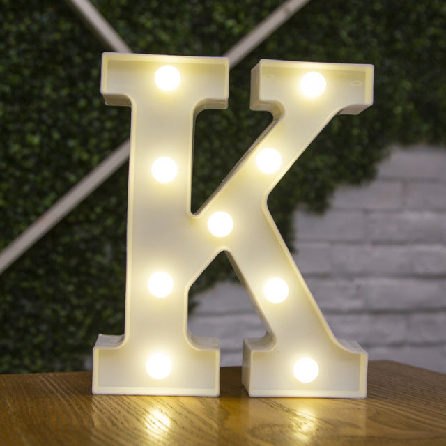 Alphabet Letter LED Lights