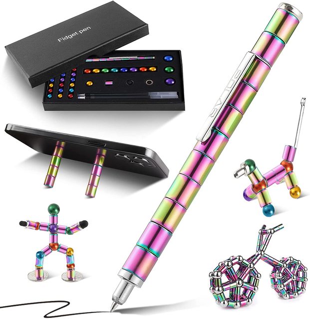 Multifunctional Deformable Magnet Fidget Pen