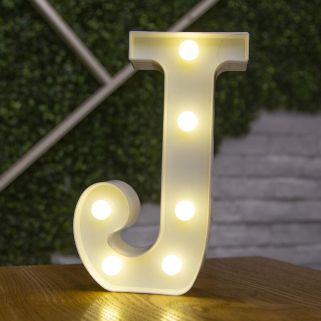 Alphabet Letter LED Lights